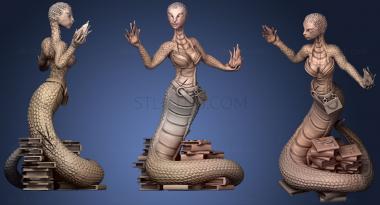 3D model Snakeman Wizard (STL)